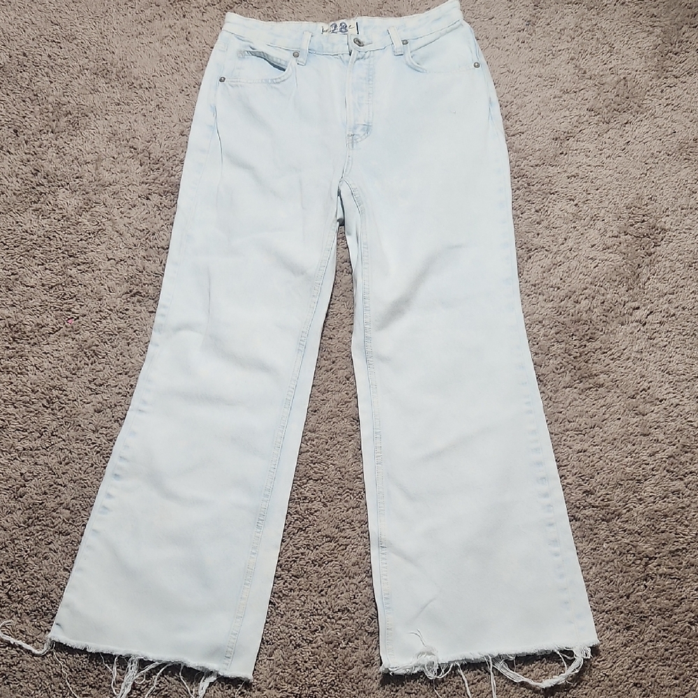 We The Free Light Wash Flare Jeans